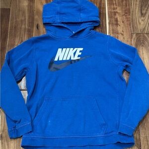 Nike boys blue hoodie